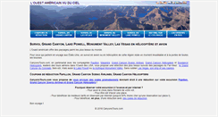 Desktop Screenshot of canyonstours.com