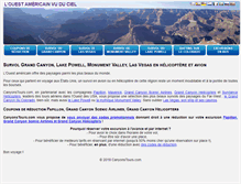 Tablet Screenshot of canyonstours.com